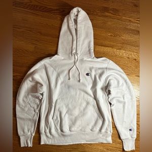 White champion hoodie